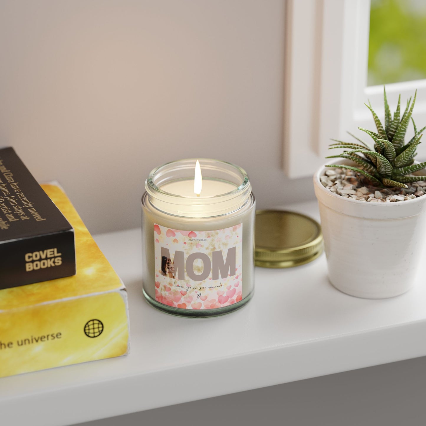 MOM Love You So Much Clear Jar
